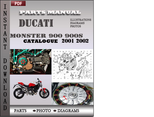Product picture Ducati Monster 900 900s 2001 2002 Parts Manual Catalog PDF Download
