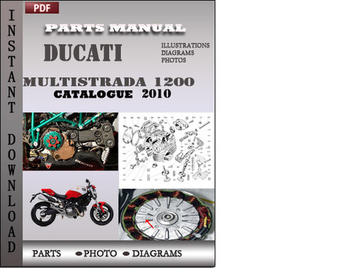 Product picture Ducati Multistrada 1200 2010 Parts Manual Catalog PDF Download