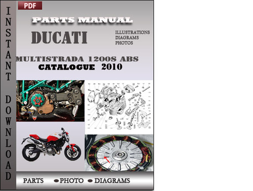Product picture Ducati Multistrada 1200S ABS 2010 Parts Manual Catalog PDF Download