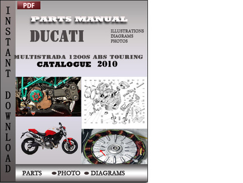 Product picture Ducati Multistrada 1200S ABS Touring 2010 Parts Manual Catalog PDF Download