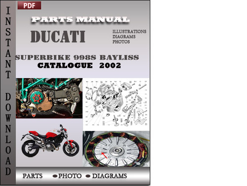 Product picture Ducati Superbike 998S Bayliss 2002 Parts Manual Catalog PDF Download
