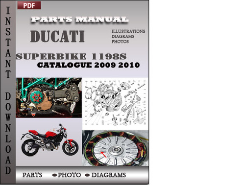 Product picture Ducati Superbike 1198S 2009 2010 Parts Manual Catalog PDF Download