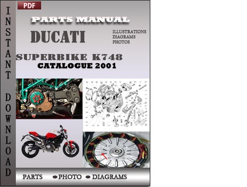 Product picture Ducati Superbike K748 2001 Parts Manual Catalog PDF Download