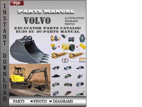 Product picture Volvo Excavator EC30 EC 30 Parts Manual Catalog Download