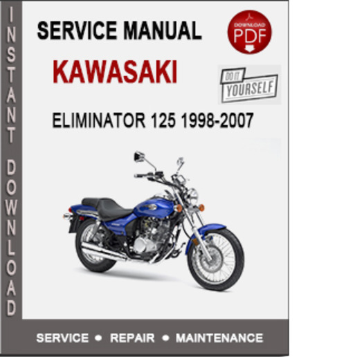 Product picture Kawasaki Eliminator 125 1998-2007 Service Repair Manual PDF