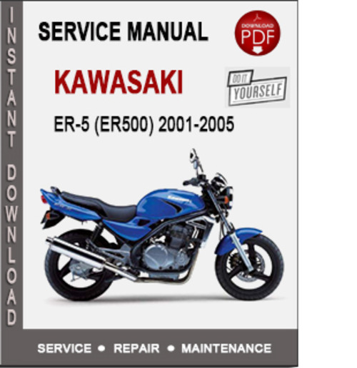 Product picture Kawasaki ER-5 (ER500) 2001-2005 Service Repair Manual PDF