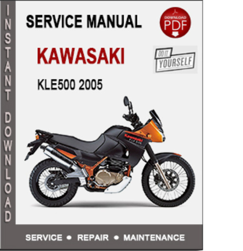 Product picture Kawasaki KLE500 2005 Service Repair Manual PDF