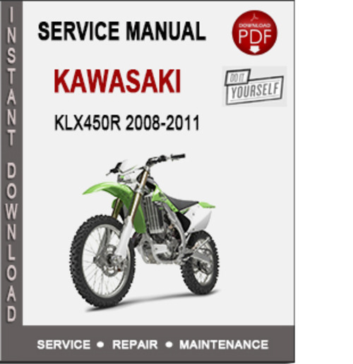Product picture Kawasaki KLX450R 2008-2011 Service Repair Manual PDF