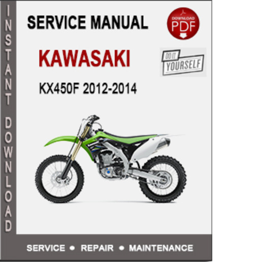 Product picture Kawasaki KX450F 2012-2014 Service Repair Manual PDF
