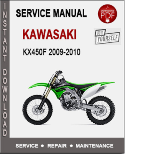 Product picture Kawasaki KX450F 2009-2010 Service Repair Manual PDF