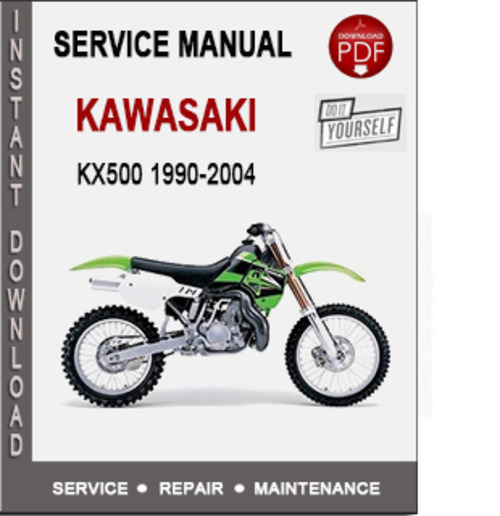 Product picture Kawasaki KX500 1990-2004 Service Repair Manual PDF