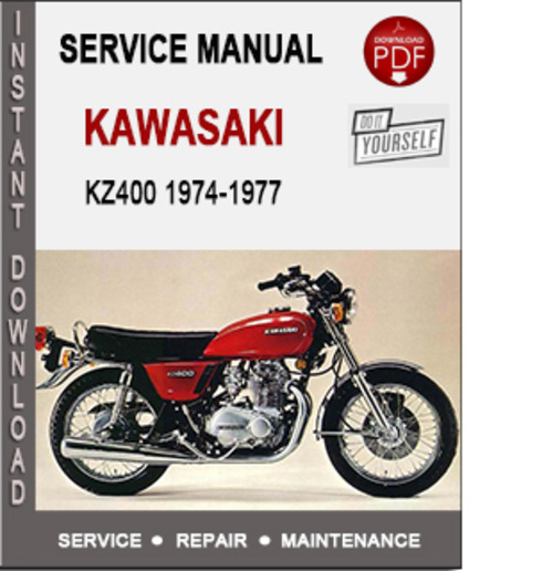 Product picture Kawasaki KZ400 1974-1977 Service Repair Manual PDF
