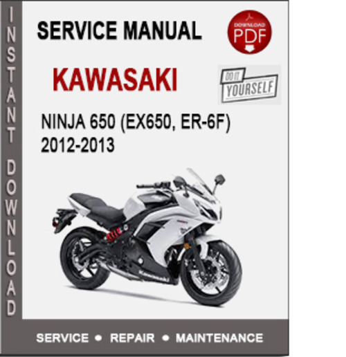 Product picture Kawasaki Ninja 650 (EX650, ER-6f) 2012-2013 Service Manual