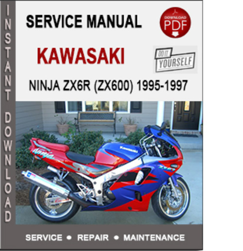 Product picture Kawasaki Ninja ZX6R (ZX600) 1995-1997 Service Repair Manual 
