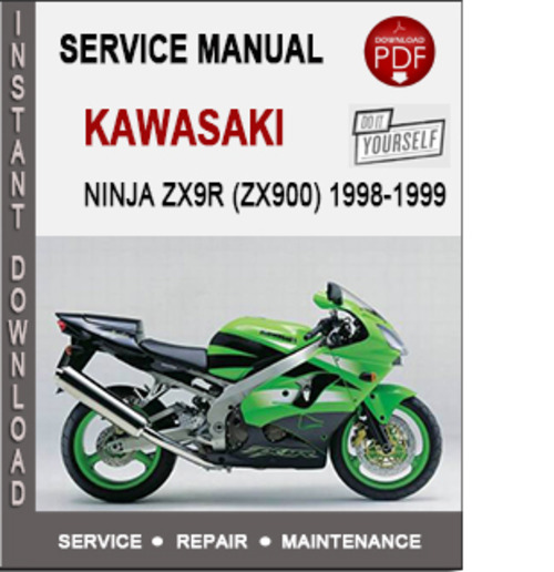 Product picture Kawasaki Ninja ZX9R (ZX900) 1998-1999 Service Repair Manual 