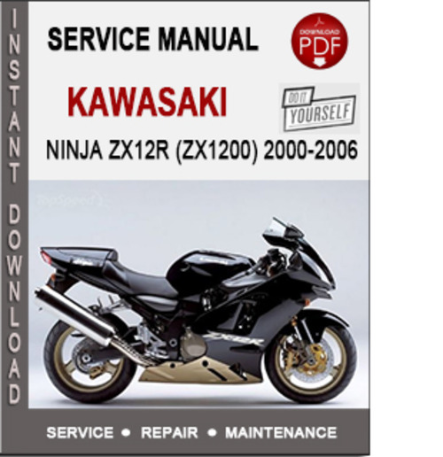 Product picture Kawasaki Ninja ZX12R (ZX1200) 2000-2006 Service Manual