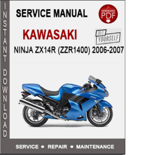 Product picture Kawasaki Ninja ZX14R (ZZR1400) 2006-2007 Service Manual