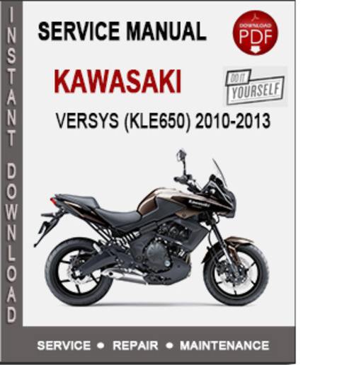 Product picture Kawasaki Versys (KLE650) 2010-2013 Service Repair Manual PDF