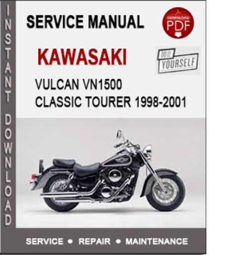 Product picture Kawasaki Vulcan VN1500 Classic Tourer 1998-2001 Service Manu
