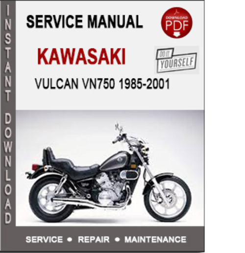 Product picture Kawasaki Vulcan VN750 1985-2001 Service Repair Manual PDF