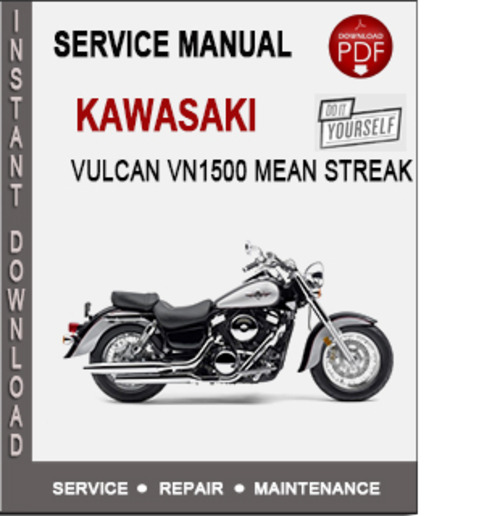 Product picture Kawasaki Vulcan VN1500 Mean Streak Service Repair Manual PDF